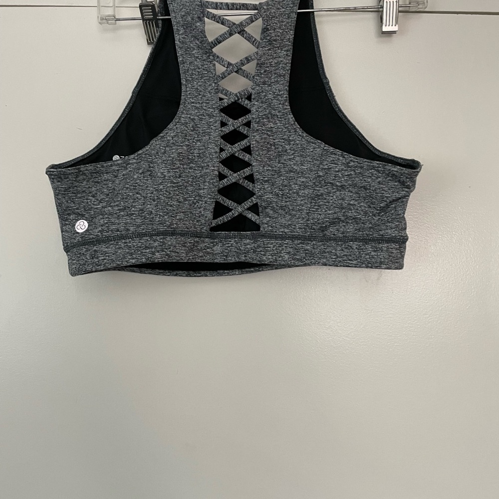 Zella bra top detail in back
